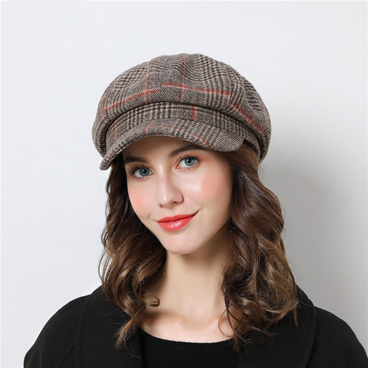 Paris Vintage Check Cap