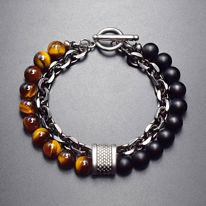 Florence Natural Stone Men’s Bracelet