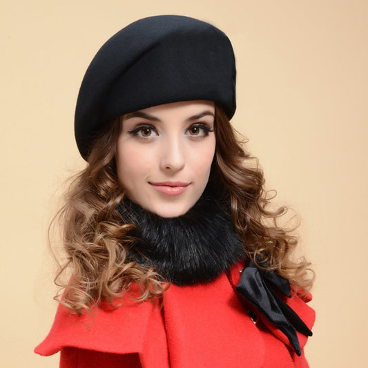 Paris Chic Wool Beret