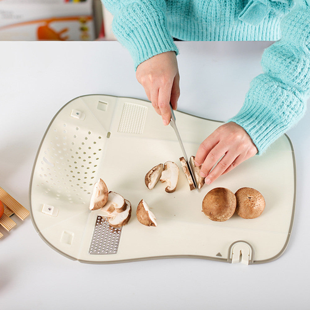 Amura FoldPro™ 3-in-1 Snijplank met Vergiet