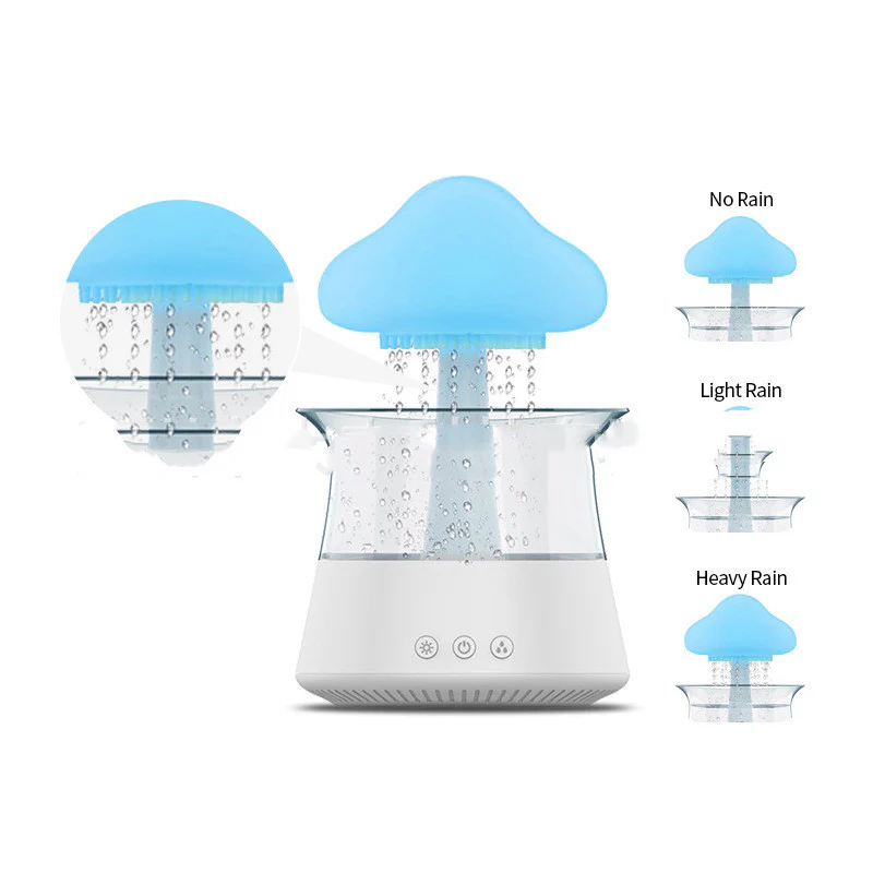 RainyCloud Humidifier met 7 Kleuren LED