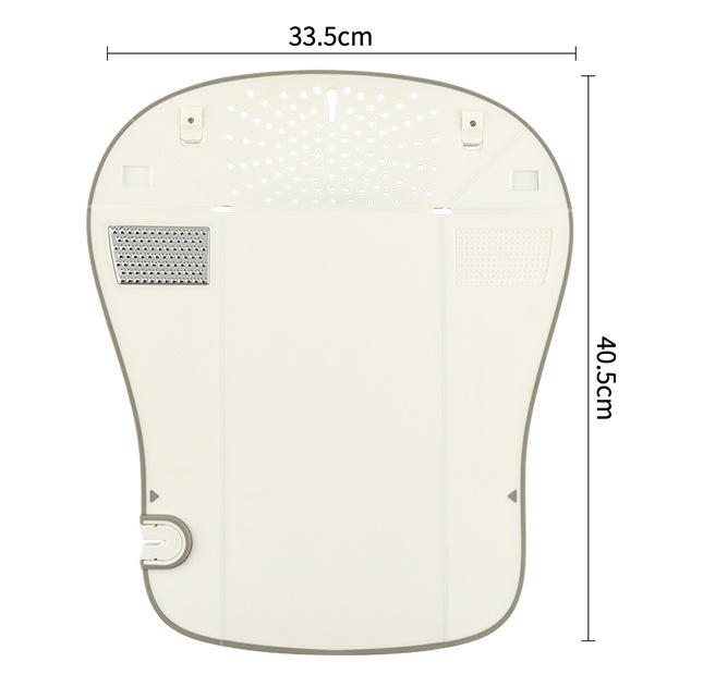 Amura FoldPro™ 3-in-1 Snijplank met Vergiet